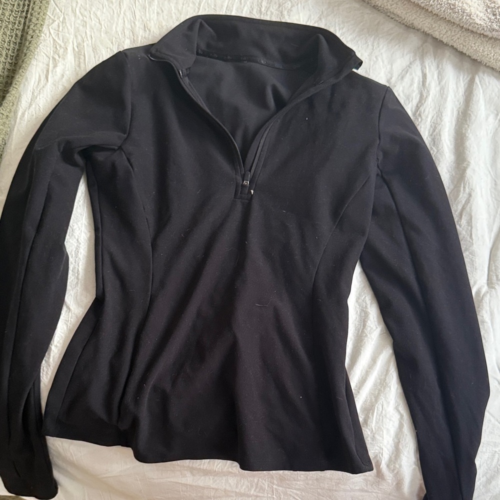 Alo Black Women's Zip-Up Top